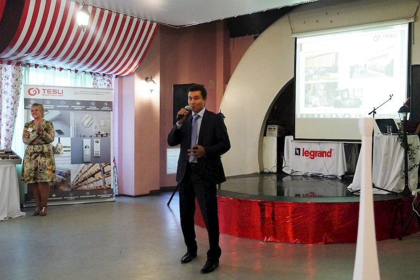 Побывали на презентации новой коллекции оборудования французской компании Legrand