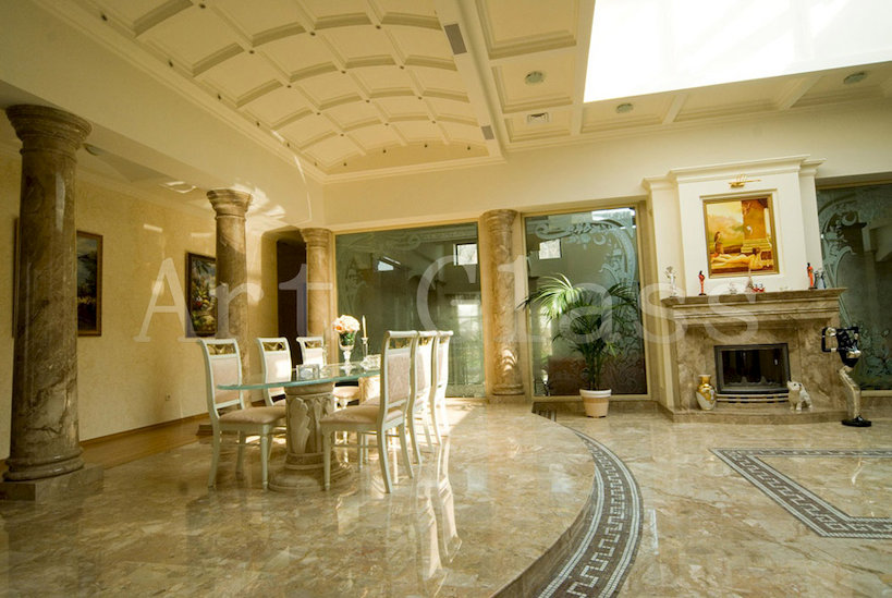 Изделия из камня в интерьере