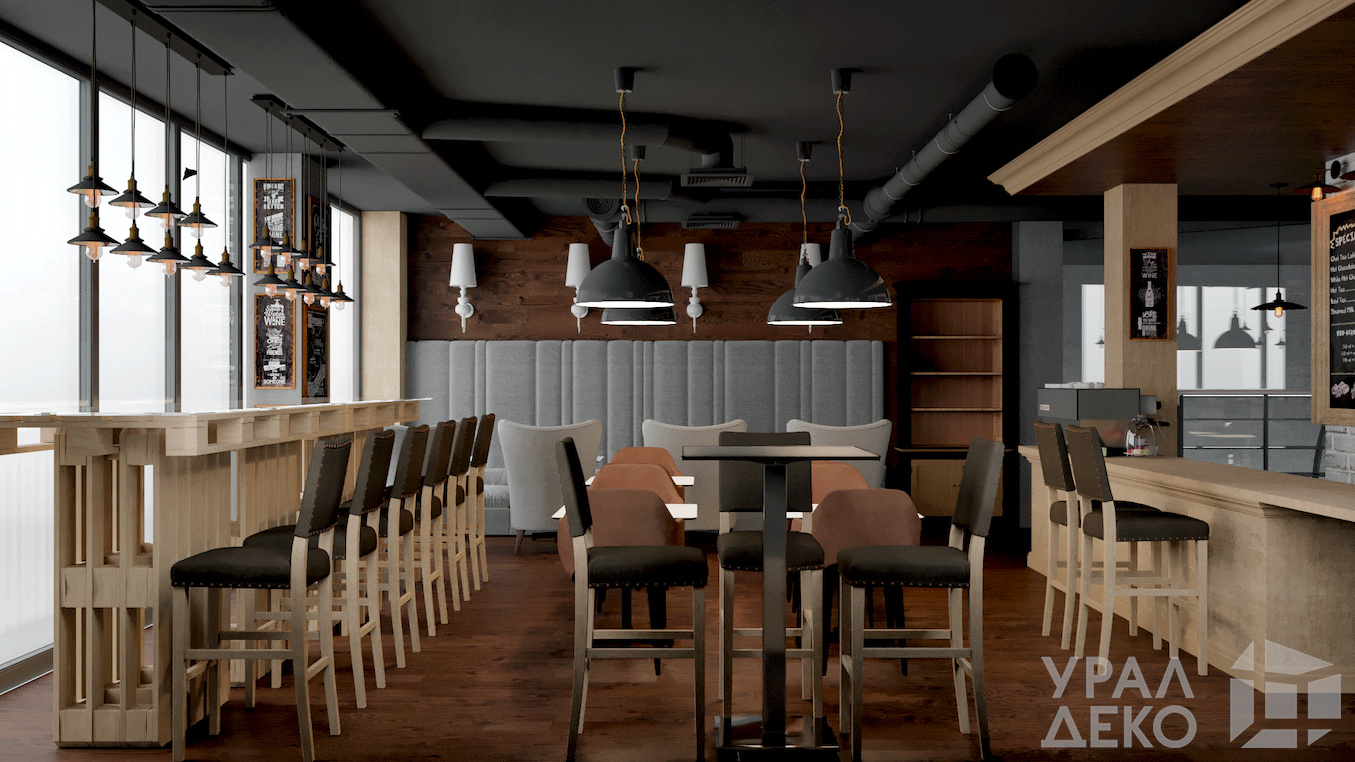 Зал кофейни