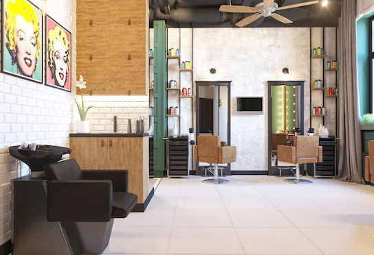 Зал парикмахерского обслуживания