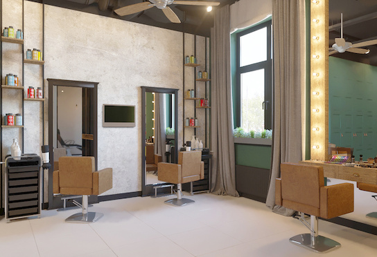 Зал парикмахерского обслуживания