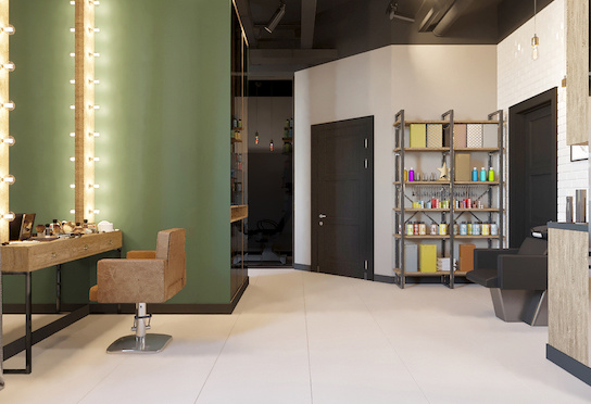 Зал парикмахерского обслуживания