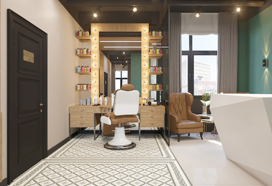 Зал барбера