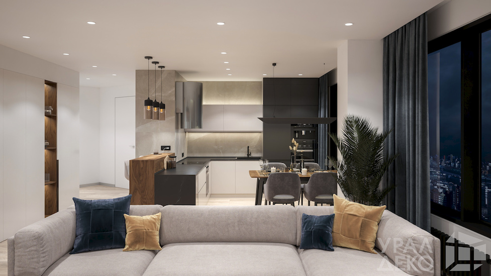 Дизайн квартиры в ЖК "Тринити"